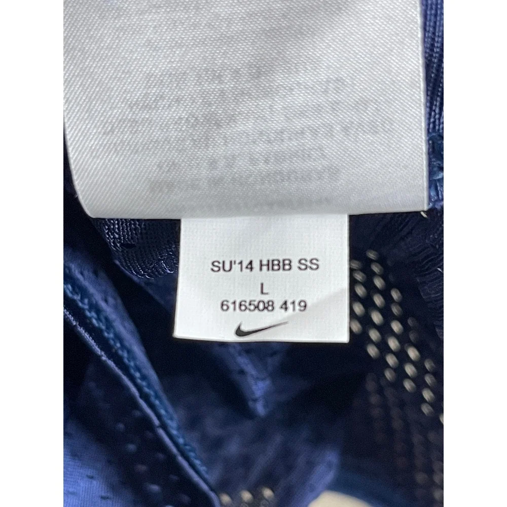 Nike Football Jersey‎ Navy Blue White Number 28 Adult Large